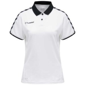 Hummel Authentic Functional Short Sleeve Polo Blanco L Mujer