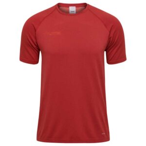 Hummel Authentic Pro Seamless Short Sleeve T-shirt Rojo M Hombre