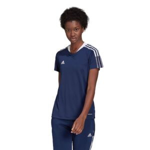 Adidas Tiro 21 Training Short Sleeve T-shirt Azul XS / Regular Mujer