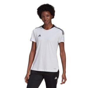 Adidas Tiro 21 Training Short Sleeve T-shirt Blanco 2XS / Regular Mujer