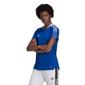 Adidas Tiro 21 Training Short Sleeve T-shirt Azul XS / Regular Mujer