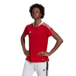Adidas Tiro 21 Training Short Sleeve T-shirt Rojo S / Regular Mujer