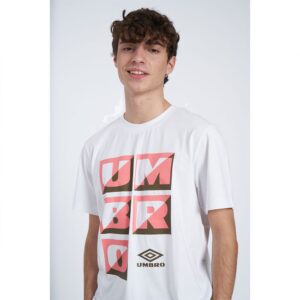 Umbro Zuma Graphic Short Sleeve T-shirt Blanco M Hombre