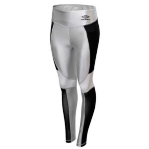 Umbro Reflective Tech Performance Leggings Negro,Plateado L Mujer