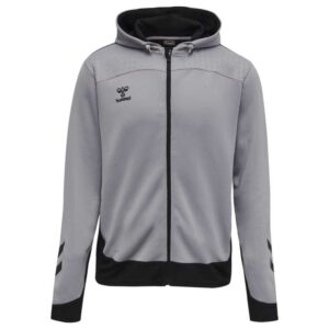 Hummel Lead Poly Full Zip Sweatshirt Gris L Hombre