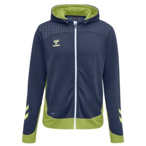 Hummel Lead Poly Full Zip Sweatshirt Azul S Hombre