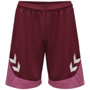 Hummel Lead Poly Shorts Rojo M Hombre