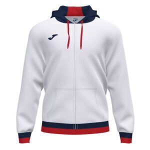 Joma Confort Ii Full Zip Sweatshirt Blanco 11-12 Years Niño