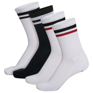 Hummel Retro 4 Pairs Blanco,Negro EU 46-48 Mujer