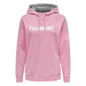 Hummel Go Cotton Logo Hoodie Rosa L Mujer
