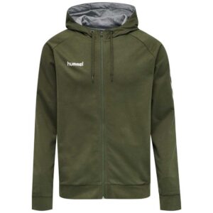 Hummel Go Cotton Full Zip Sweatshirt Verde S Hombre