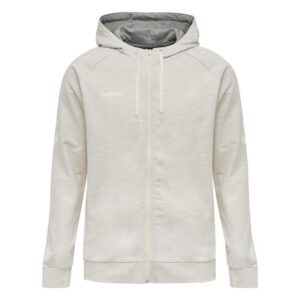 Hummel Go Cotton Full Zip Sweatshirt Gris S Hombre