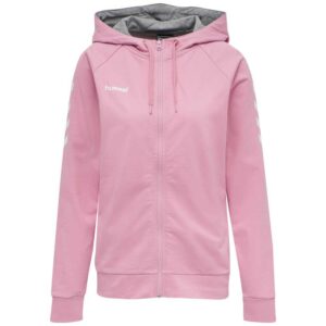 Hummel Go Cotton Full Zip Sweatshirt Rosa XL Mujer