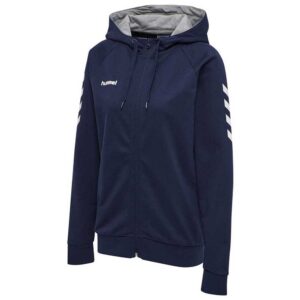 Hummel Go Cotton Full Zip Sweatshirt Azul S Mujer