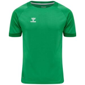 Hummel Lead Poly Short Sleeve T-shirt Verde S Hombre