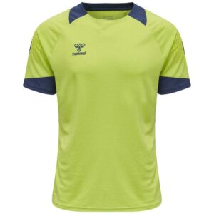 Hummel Lead Poly Short Sleeve T-shirt Amarillo M Hombre