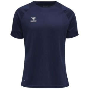 Hummel Lead Poly Short Sleeve T-shirt Azul XL Hombre