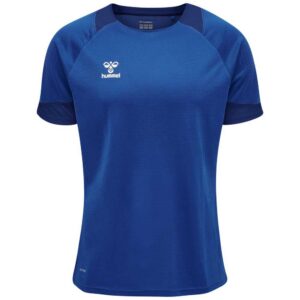 Hummel Lead Poly Short Sleeve T-shirt Azul 16 Years Niño
