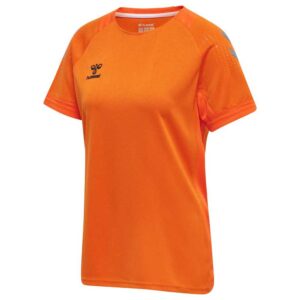 Hummel Lead Poly Short Sleeve T-shirt Naranja XL Mujer