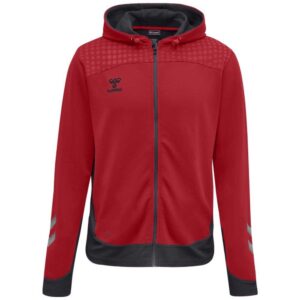 Hummel Lead Poly Full Zip Sweatshirt Rojo XL Hombre