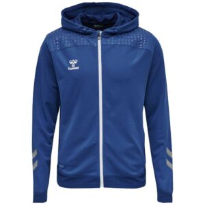 Hummel Lead Poly Full Zip Sweatshirt Azul S Hombre