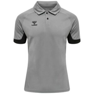 Hummel Lead Functional Short Sleeve Polo Gris XL Hombre