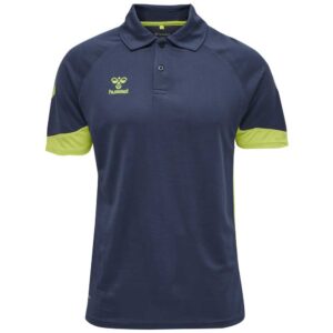 Hummel Lead Functional Short Sleeve Polo Azul M Hombre