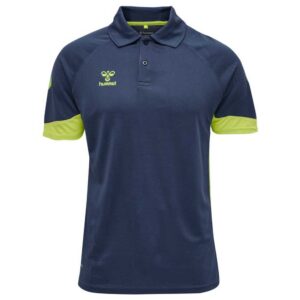 Hummel Lead Functional Short Sleeve Polo Azul 6 Years Niño