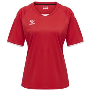 Hummel Core Volley Short Sleeve T-shirt Rojo S Mujer