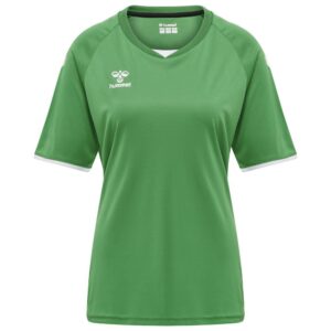 Hummel Core Volley Short Sleeve T-shirt Verde M Mujer