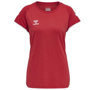 Hummel Core Volley Stretch Short Sleeve T-shirt Rojo XL Mujer