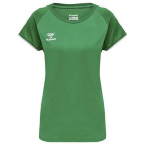 Hummel Core Volley Stretch Short Sleeve T-shirt Verde S Mujer