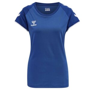 Hummel Core Volley Stretch Short Sleeve T-shirt Azul XL Mujer