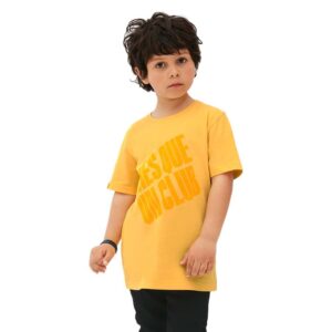 BarÇa Més Que Un Club Short Sleeve T-shirt Amarillo 10 Years Niño