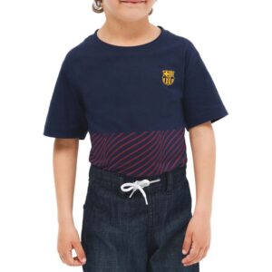 BarÇa Trama Short Sleeve T-shirt Azul 6 Years Niño