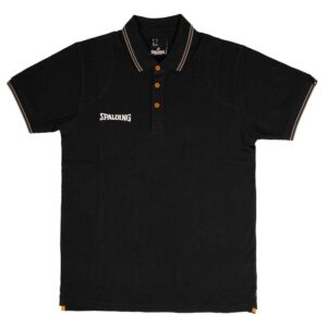 Spalding Essential Short Sleeve Polo Negro S Hombre