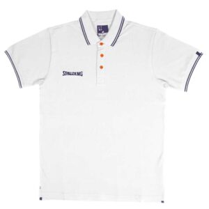 Spalding Essential Short Sleeve Polo Blanco S Hombre