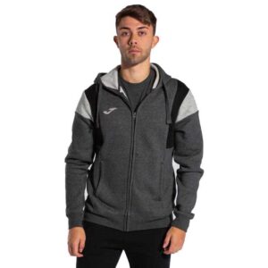 Joma Confort Iii Full Zip Sweatshirt Gris S Hombre