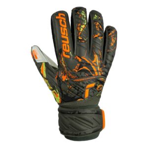 Reusch Attrakt Grip Finger Support Goalkeeper Gloves Verde 7 1/2
