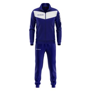 Givova Visa Triacetato 4s Track Suit Azul S Hombre
