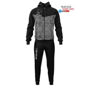 Givova Visa Melange Track Suit Negro 8-10 Years Niño