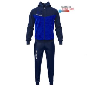Givova Visa Melange Track Suit Azul 8-10 Years Niño