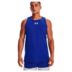 Under Armour Baseline Cotton Sleeveless T-shirt Azul M Hombre