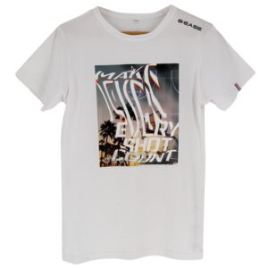 B-ease Playground 1 Short Sleeve T-shirt Blanco XL Hombre
