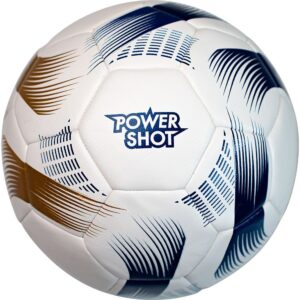 Powershot Match Hybrid Football Ball Plateado 4