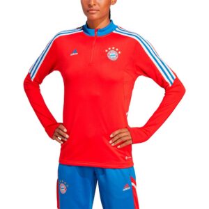 Adidas Fc Bayern Munich 22/23 Woman Jacket Travel Rojo S