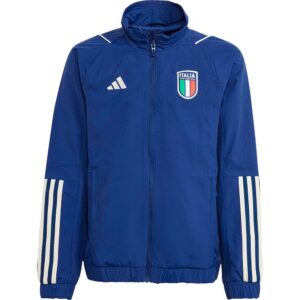 Adidas Italy 22/23 Junior Jacket Presentation Azul 13-14 Years