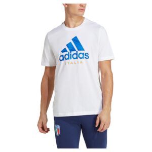 Adidas Italy 22/23 Short Sleeve T-shirt Blanco L