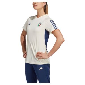 Adidas Italy 22/23 Woman Short Sleeve T-shirt Travel Blanco XS
