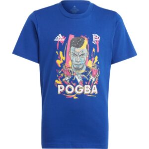Adidas Pogba Short Sleeve T-shirt Azul 11-12 Years Niño